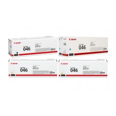 Pachet Cartuse Toner Original Canon 1x CRG-046B Negru, 1x CRG-046C Cyan, 1x CRG-046M Magenta, 1x CRG-046Y Galben, 9100 pagini si stick USB