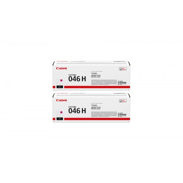 Pachet Cartuse Toner Original Canon 2x CRG-046M Magenta 4600 pagini si stick USB
