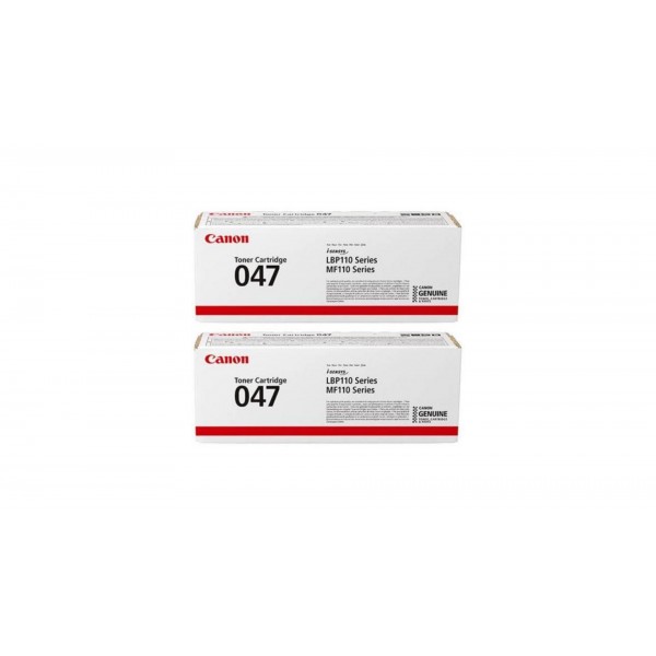 Pachet Cartuse Toner Original Canon 2x CRG-047B Negru 3200 pagini si stick USB