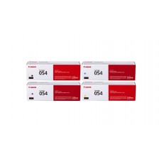 Pachet Cartuse Toner Original Canon 1x CRG054B Negru, 1x CRG054C Cyan, 1x CRG054M Magenta, 1x CRG054Y Galben, 5100 pagini si stick USB