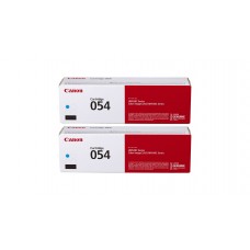 Pachet Cartuse Toner Original Canon 2x CRG054C Cyan 2400 pagini si stick USB