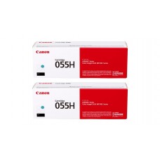 Pachet Cartuse Toner Original Canon 2x CRG055HC Cyan 11800 pagini si stick USB