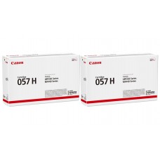 Pachet Cartuse Toner Original Canon 2x CRG-057HB Negru 20000 pagini si stick USB
