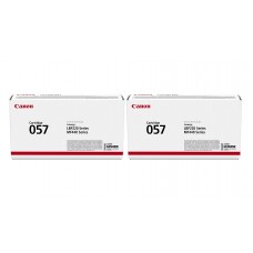 Pachet Cartuse Toner Original Canon 2x CRG-057B Negru 6200 pagini si stick USB