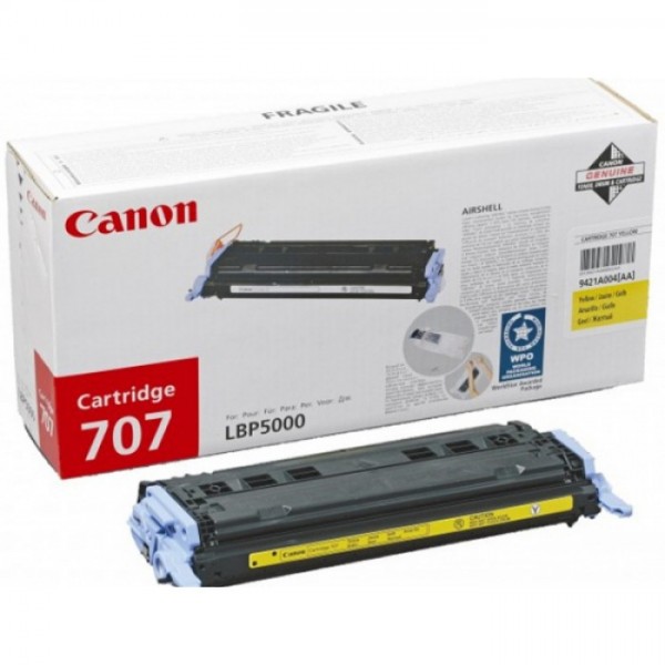 Cartus Toner Original Canon CRG-707Y Galben 2000 pagini