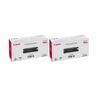 Pachet Cartuse Toner Original Canon 2x CRG-708HB Negru 12000 pagini si stick USB