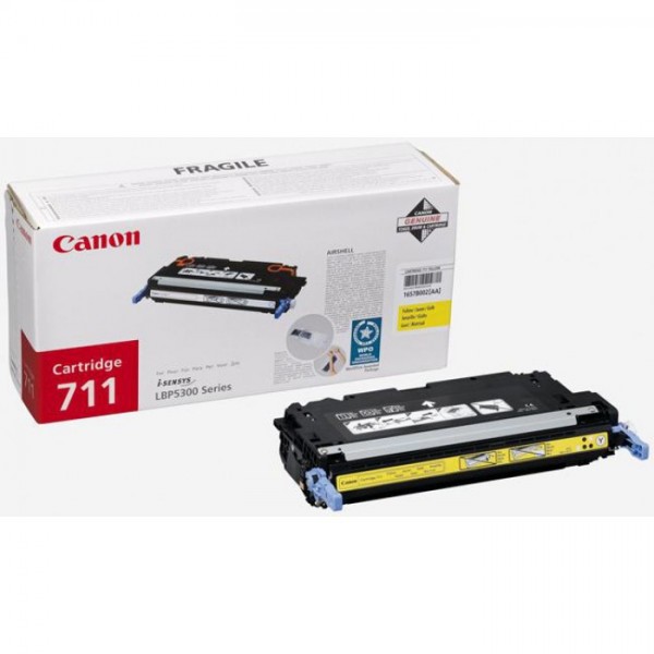 Cartus Toner Original Canon CRG-711Y Galben 6000 pagini