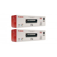 Pachet Cartuse Toner Original Canon 2x CRG-716B Negru 4600 pagini si stick USB