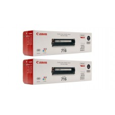 Pachet Cartuse Toner Original Canon 2x CRG-716B Negru 4600 pagini si stick USB