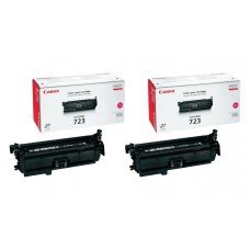 Pachet Cartuse Toner Original Canon 2x CRG-723M Magenta 17000 pagini si stick USB