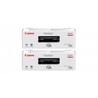 Pachet Cartuse Toner Original Canon 2x CRG-726B Negru 4200 pagini si stick USB