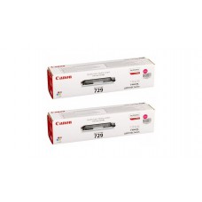 Pachet Cartuse Toner Original Canon 2x CRG-729M Magenta 2000 pagini si stick USB