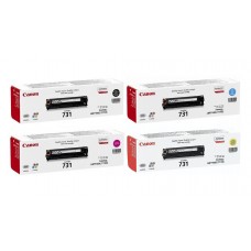 Pachet Cartuse Toner Original Canon 1x CRG-731B Negru, 1x CRG-731C Cyan, 1x CRG-731M Magenta, 1x CRG-731Y Galben, 5900 pagini si stick USB