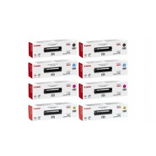 Pachet Cartuse Toner Original Canon 2x CRG-731B Negru, 2x CRG-731C Cyan, 2x CRG-731M Magenta, 2x CRG-731Y Galben, 11800 pagini si stick USB
