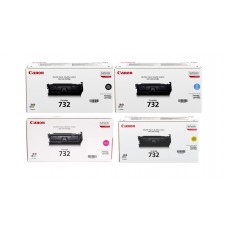 Pachet Cartuse Toner Original Canon 1x CRG-732HB Negru, 1x CRG-732C Cyan, 1x CRG-732M Magenta, 1x CRG-732Y Galben, 31200 pagini si stick USB