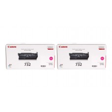 Pachet Cartuse Toner Original Canon 2x CRG-732M Magenta 12800 pagini si stick USB
