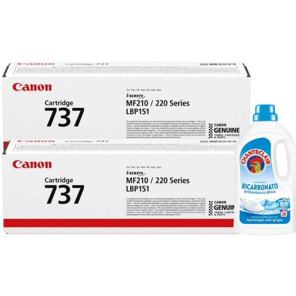 Set 2x Toner Canon CRG-737B 4.8k pag + Chanteclair