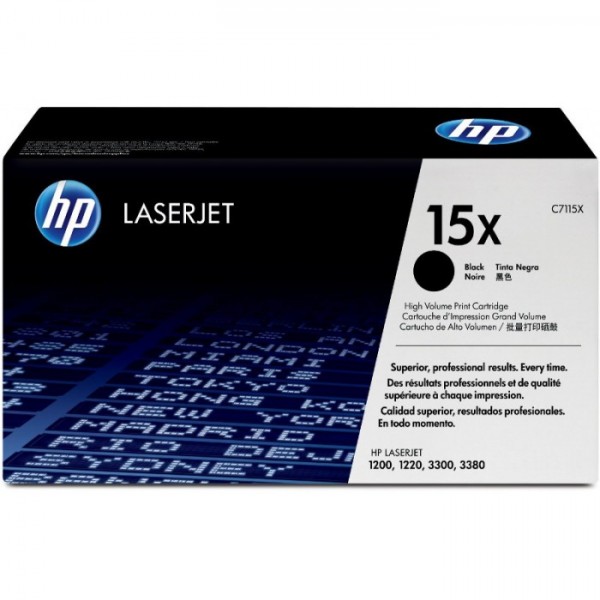 Cartus Toner Original HP (15X) C7115X Negru, 3500 pagini