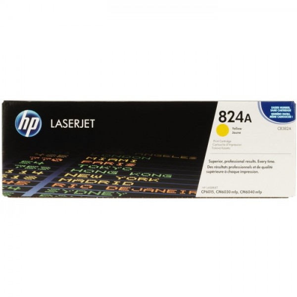 Cartus Toner Original HP (824A) CB382A Galben, 21000 pagini
