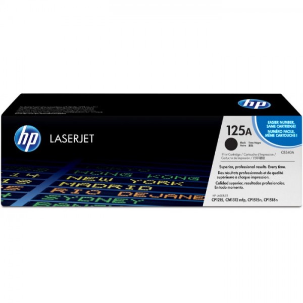 Cartus Toner Original HP (125A) CB540A Negru, 2200 pagini