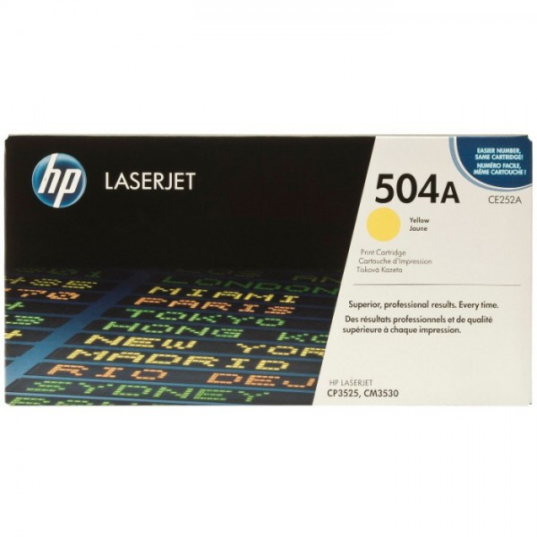 Cartus Toner Original HP (504A) CE252A Galben, 7000 pagini