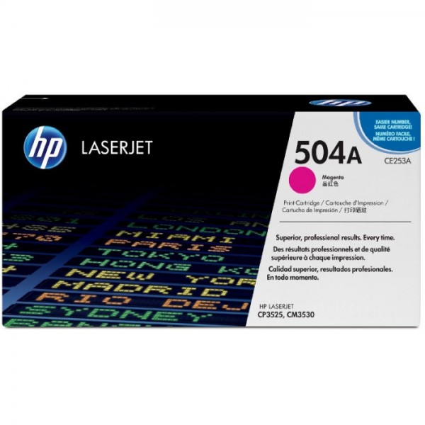 Cartus Toner Original HP (504A) CE253A Magenta, 7000 pagini