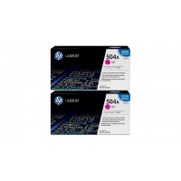 Set Cartuse Toner Original HP (504A) 2x CE253A Magenta, 14000 pagini si stick USB