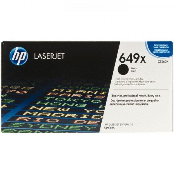 Cartus Toner Original HP (649X) CE260X Negru, 17000 pagini