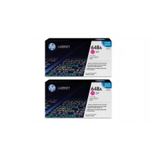 Set Cartuse Toner Original HP (648A) 2x CE263A Magenta, 22000 pagini si stick USB