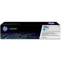 Cartus Toner Original HP (126A) CE311A Cyan, 1000 pagini