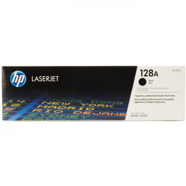 Cartus Toner Original HP (128A) CE320A Negru, 2000 pagini