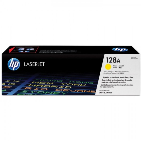 Cartus Toner Original HP (128A) CE322A Galben, 1300 pagini