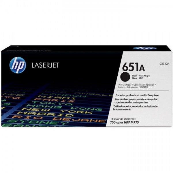 Cartus Toner Original HP (651A) CE340A Negru, 13500 pagini