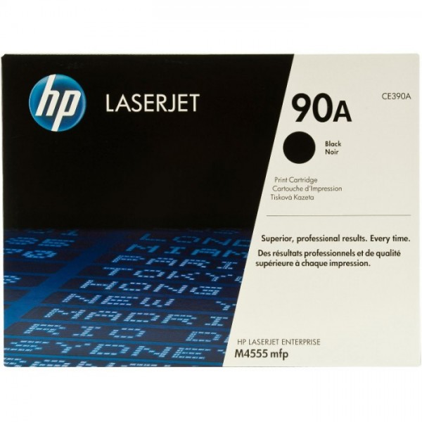 Cartus Toner Original HP (90A) CE390A Negru, 10000 pagini