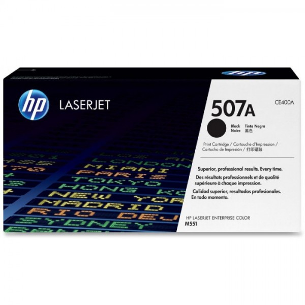 Cartus Toner Original HP (507A) CE400A Negru, 5500 pagini