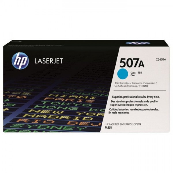 Cartus Toner Original HP (507A) CE401A Cyan, 6000 pagini