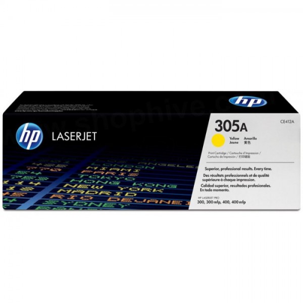 Cartus Toner Original HP (305A) CE412A Galben, 2600 pagini