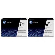 Set Cartuse Toner Original HP (14A) 2x CF214A Negru, 20000 pagini si stick USB
