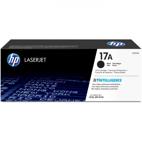 Cartus Toner Original HP (17A) CF217A Negru, 1600 pagini