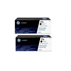Set Cartuse Toner Original HP (17A) 2x CF217A Negru, 3200 pagini si stick USB