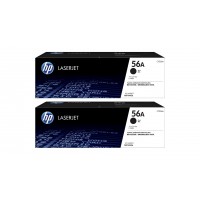 Set Cartuse Toner Original HP (56A) 2x CF256A Negru, 14800 pagini si stick USB