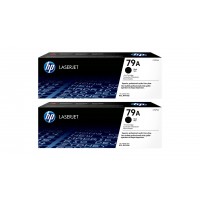 Set Cartuse Toner Original HP (79A) 2x CF279A Negru, 2000 pagini si stick USB