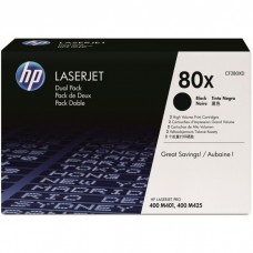 Set Cartuse Toner Original HP (80X) CF280XD Negru, 13800 pagini