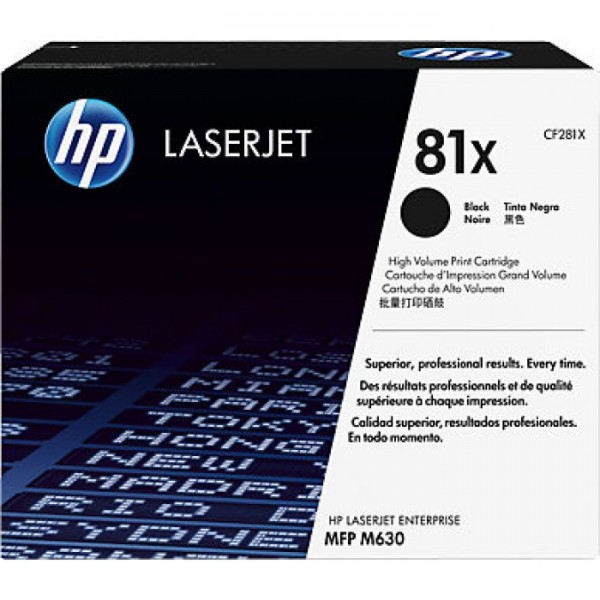Cartus Toner Original HP (81X) CF281X Negru, 25000 pagini