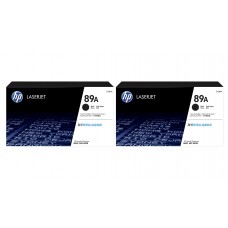 Set Cartuse Toner Original HP (89A) 2x CF289A Negru, 10000 pagini si stick USB