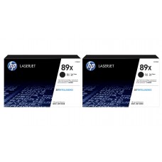 Set Cartuse Toner Original HP (89X) 2x CF289X Negru, 20000 pagini si stick USB