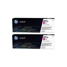 Set Cartuse Toner Original HP (827A) 2x CF303A Magenta, 64000 pagini si stick USB