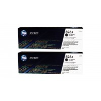 Set Cartuse Toner Original HP (826A) 2x CF310A Negru, 58000 pagini si stick USB