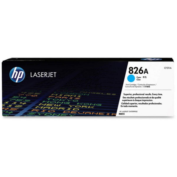 Cartus Toner Original HP (826A) CF311A Cyan, 31500 pagini