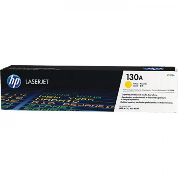 Cartus Toner Original HP (130A) CF352A Galben, 1000 pagini